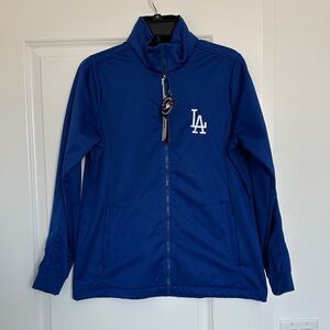 LA Dodgers Women's Black and Blue Jacket